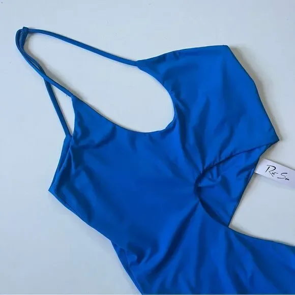 Riot Swim *BLUE* NWT Blaise One Piece Medium - Picture 8 of 11